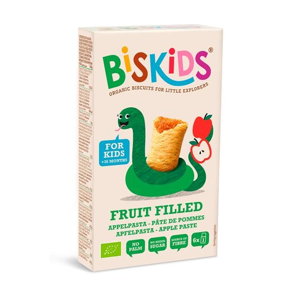 Biscoitos De Cereais Com Recheio De Maçã  36 Meses