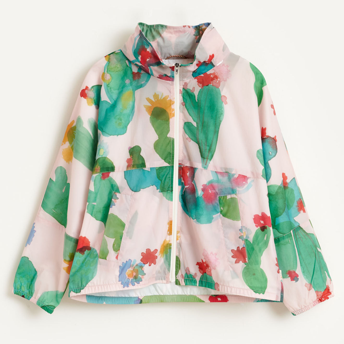 Bellerose Veste coupe-vent Helen imprimée cactus multicolore