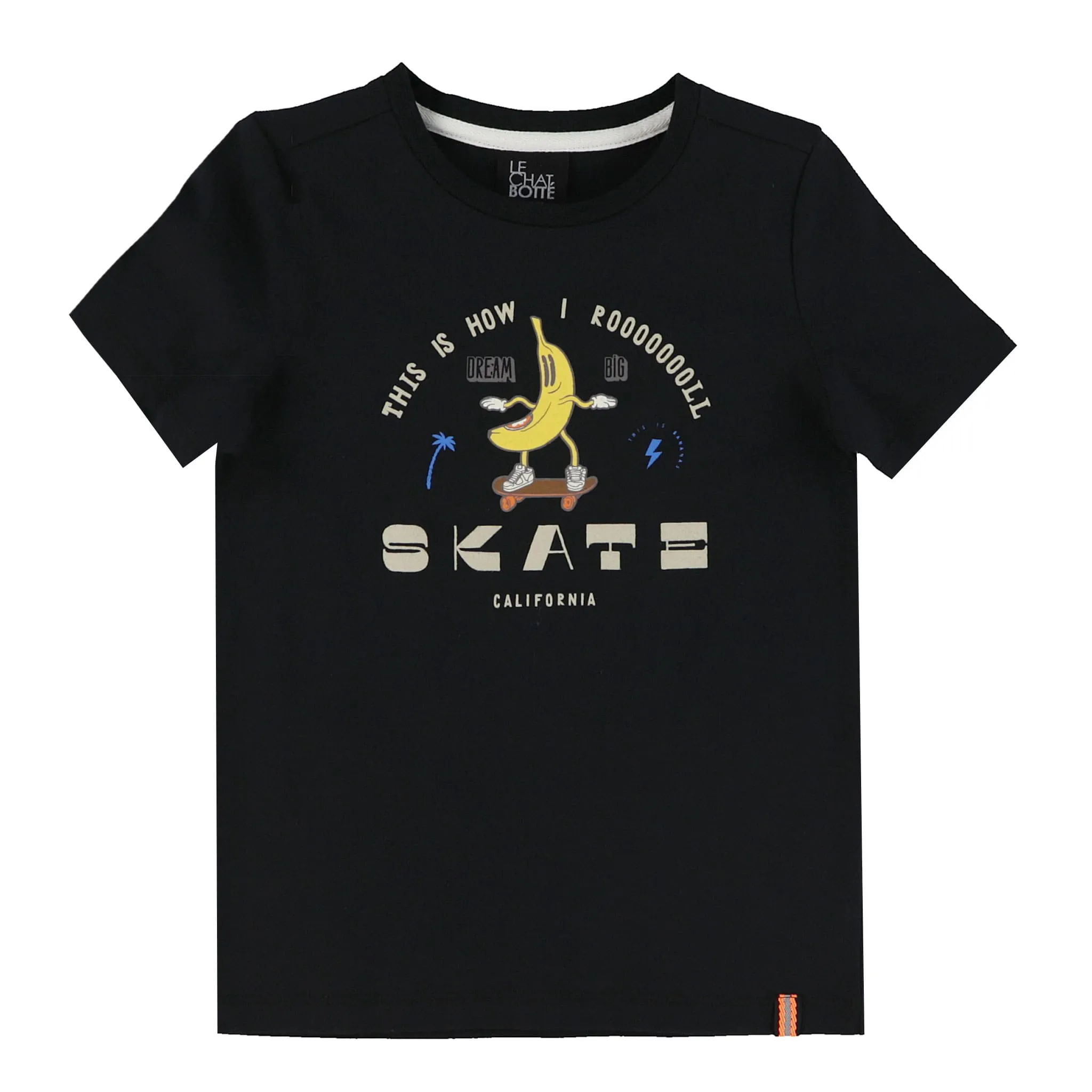 Chat Botté T-shirt Imprimé Skate 2-8ans