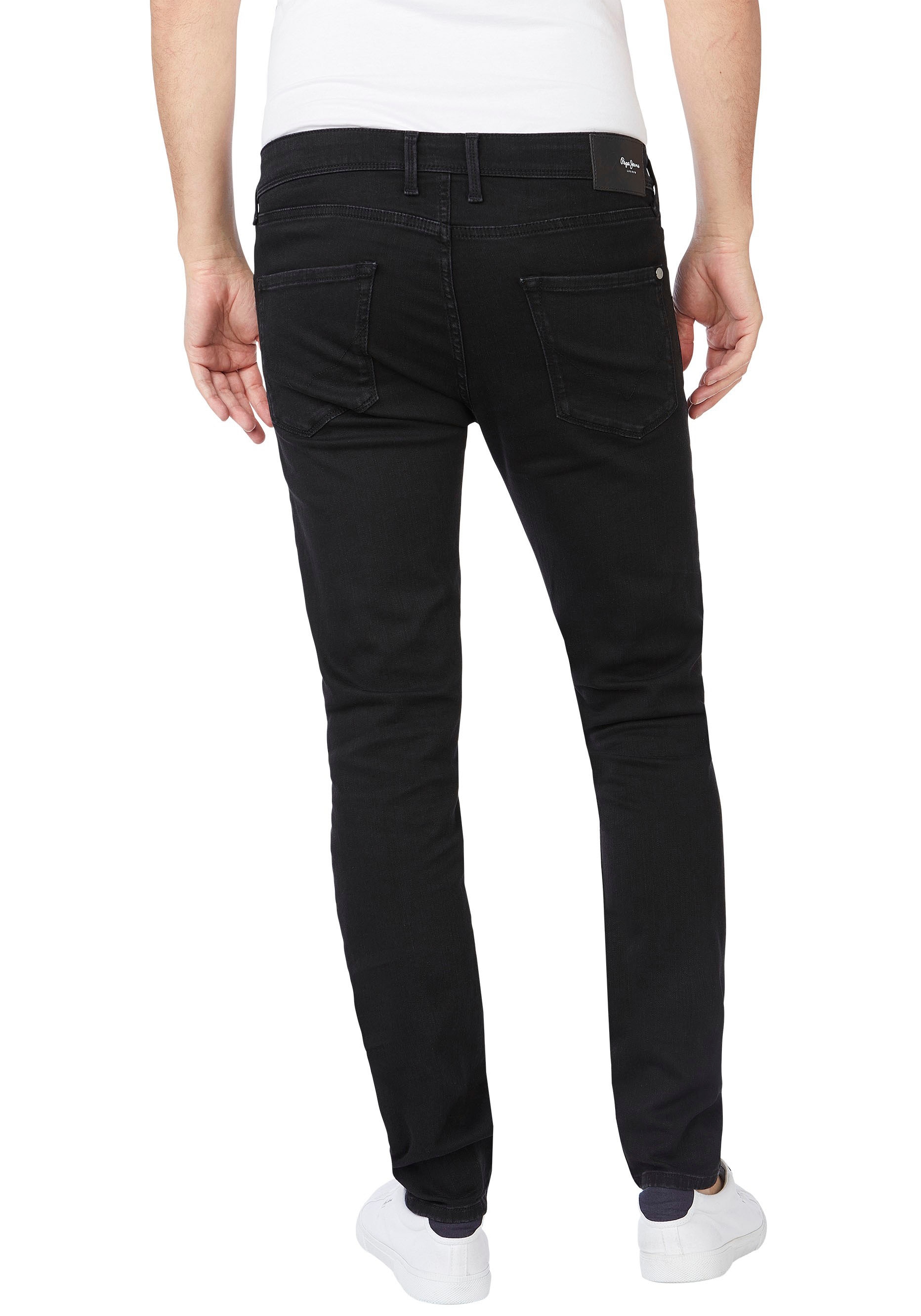 Pepe Jeans Skinny-fit-Jeans »Finsbury«, mit niedrigerer Leibhöhe