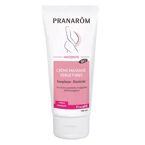 Creme de Massagem Orgânico para Estrias Pranarom PranaBb para Gestantes 100ml
