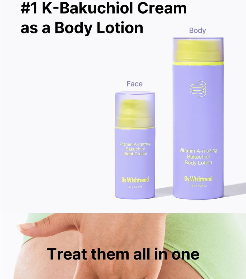 Door Wishtrend - Vitamine A-mazing Bakuchiol Body Lotion