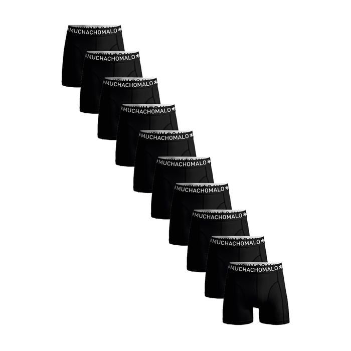 Muchachomalo Solid Boxers Heren (10-pack)