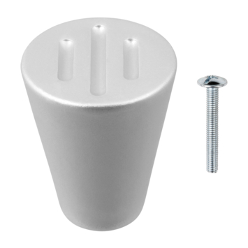 Knop Annabel aluminium 22mm