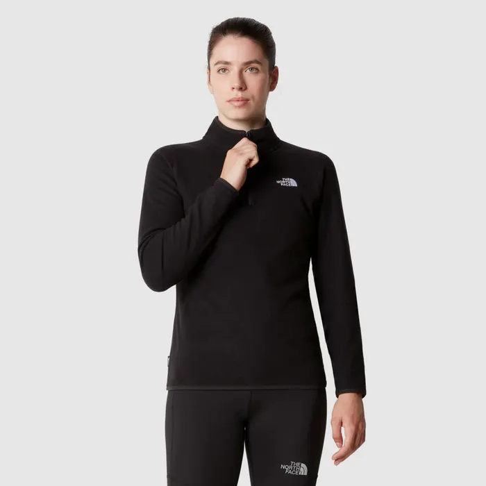 The North Face 100 Glacier 1/4 Zip Fleece Sweater Dames