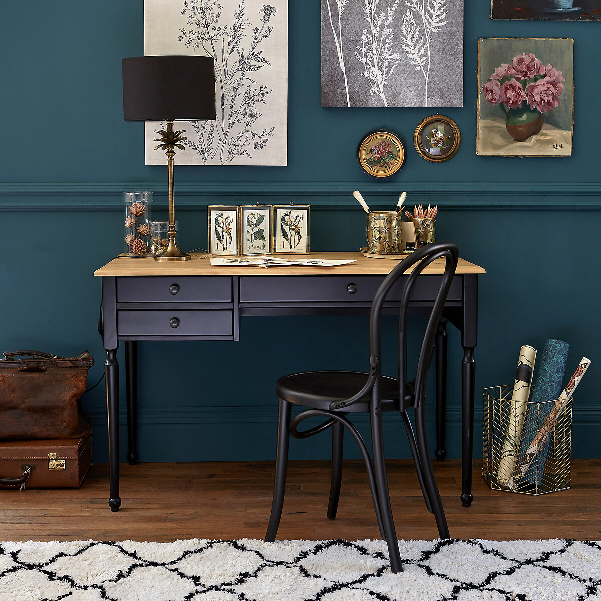 LA REDOUTE INTERIEURS<br>Conjunto de 2 cadeiras estilo bistrô, Bistrô
