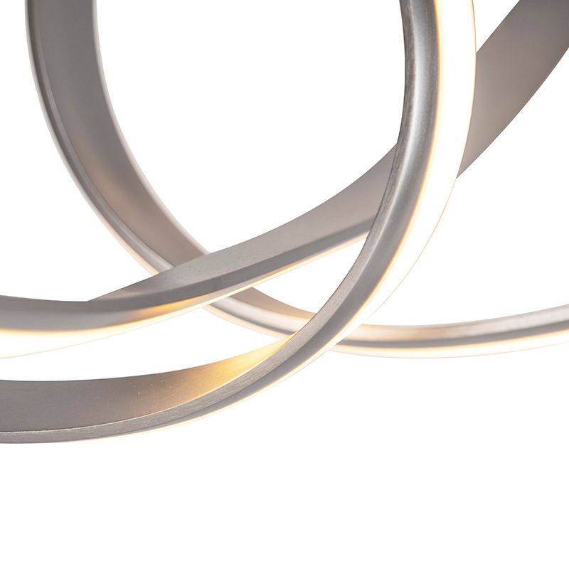 Design hanglamp staal dimbaar incl. LED - Viola Due