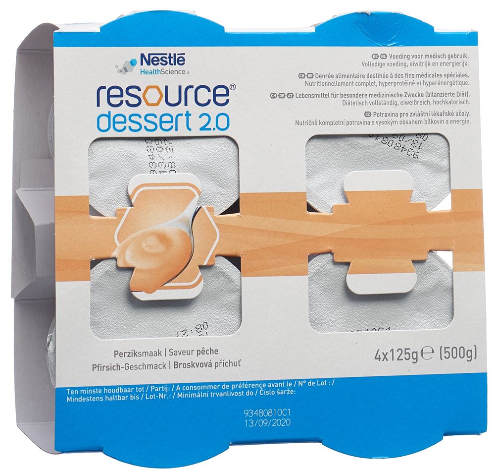 RESOURCE Dessert 2.0 Pfirsich Cups 125 g