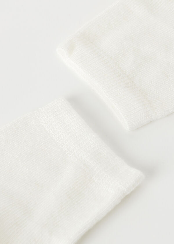 Meias curtas infantis com cashmere