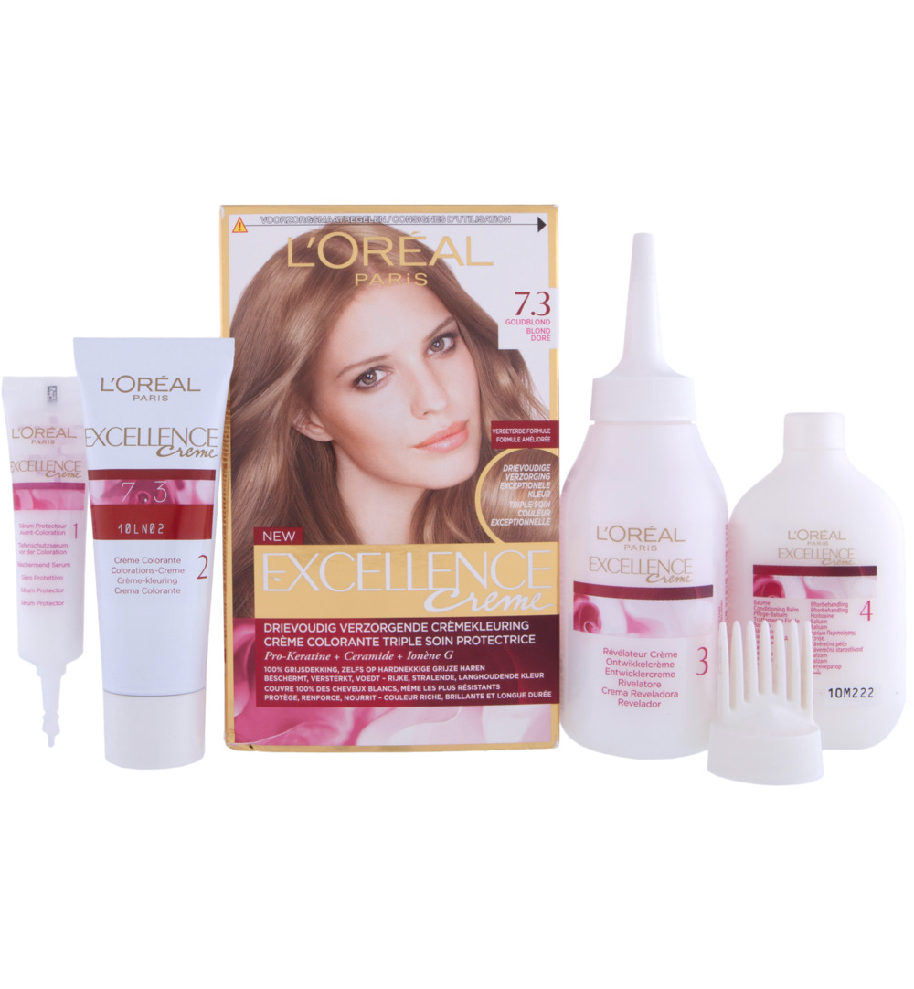 L’Oréal Excellence Creme 7.3 Goudblond (1 set)