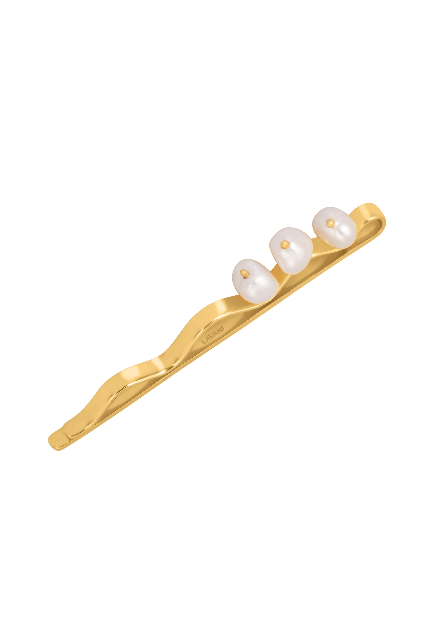 BARRETTE RHEA PERLES - Barrette rhea perles | Blanc