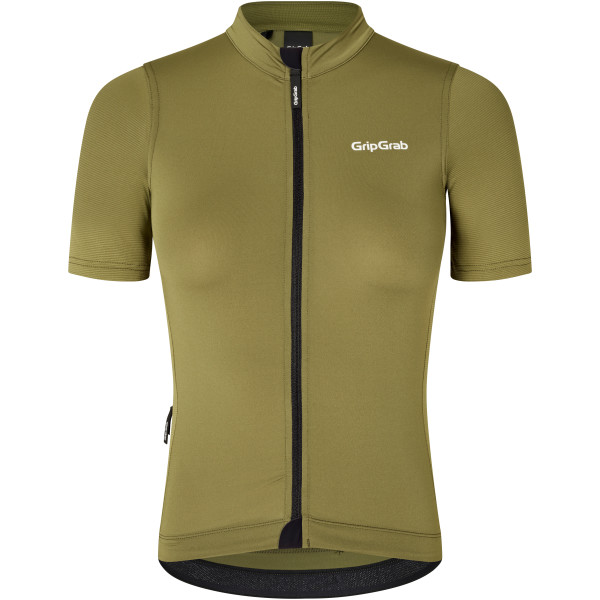 GripGrab Ride kortærmet cykeltrøje Olive Green dame
