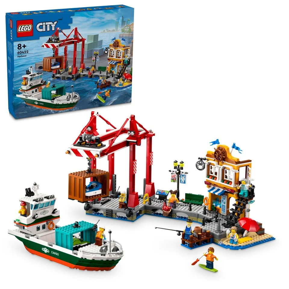 LEGO City - Havnefront med fragtskib (60422)