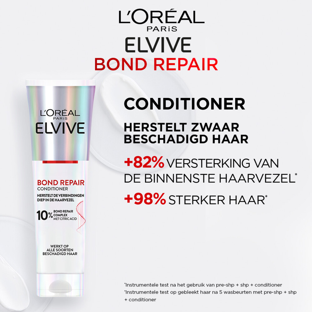 6x L'Oréal Elvive Bond Repair Conditioner150 ml
