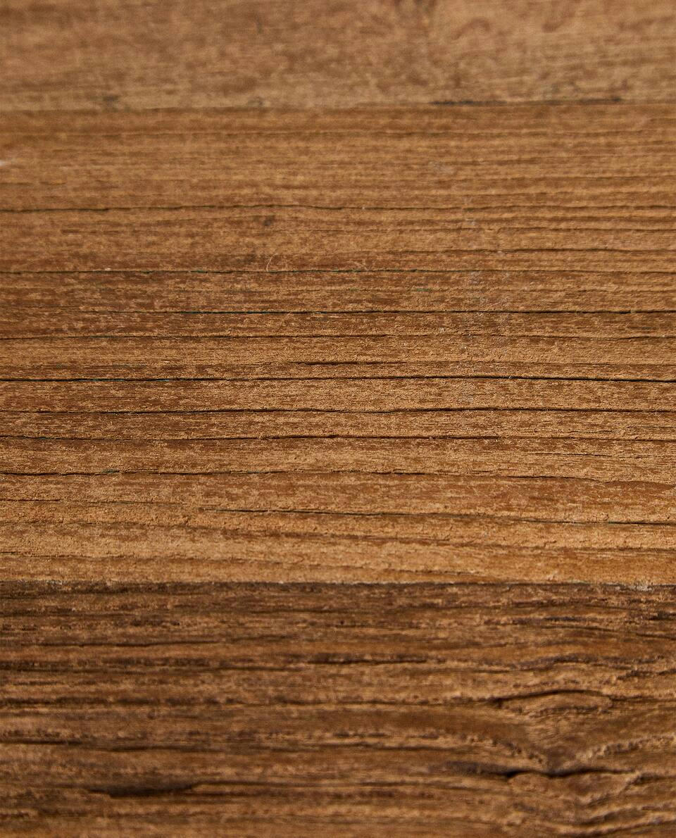 MESA DE CAVALETE EM MADEIRA DE OLMO