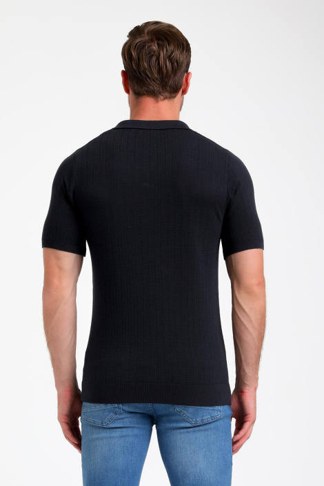Gabbiano blauwe heren polo