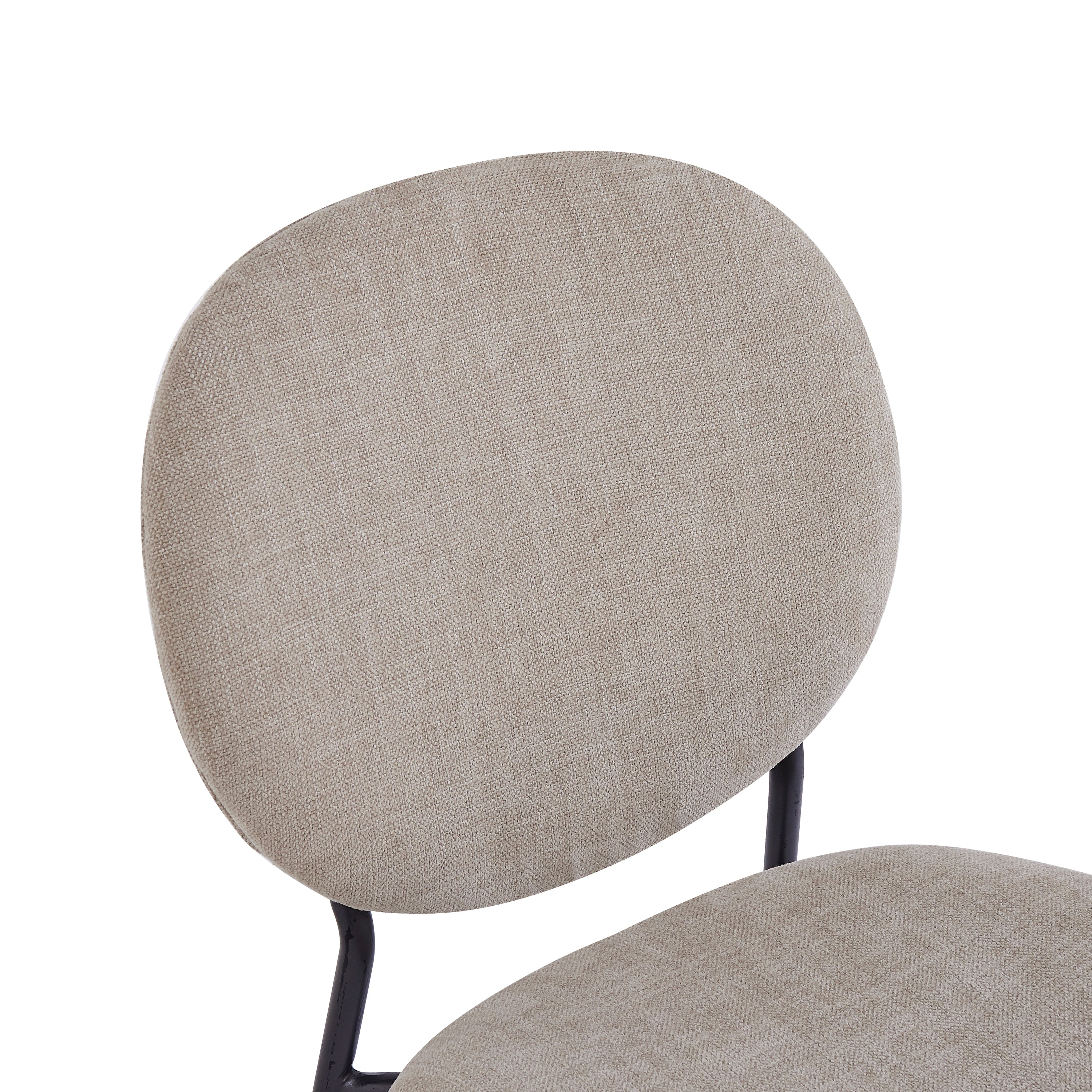 by fonQ Loop Eetkamerstoel Chenille - Beige