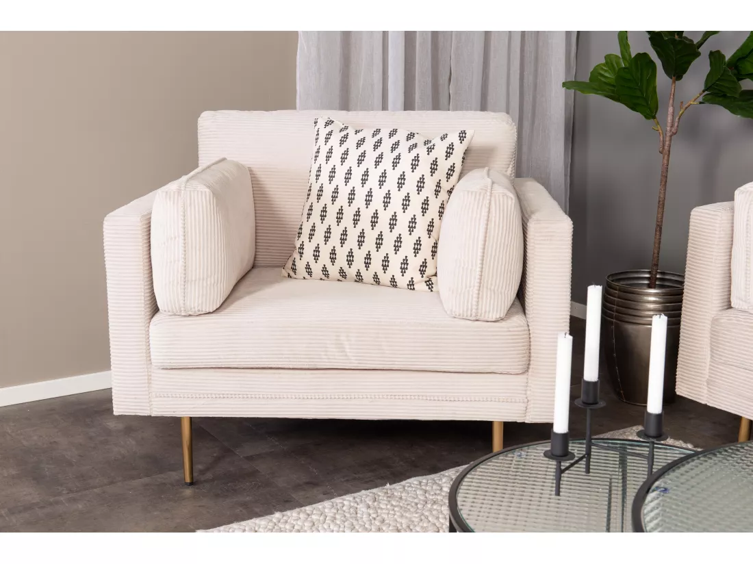 Fauteuil BOOM AC 1NOS 110x86x84 Beige