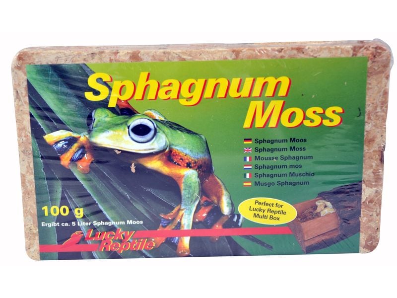 Lucky Reptile Bodensubstrat Sphagnum Moss 100 g/5 l Tropisches Terrariensubstrat
