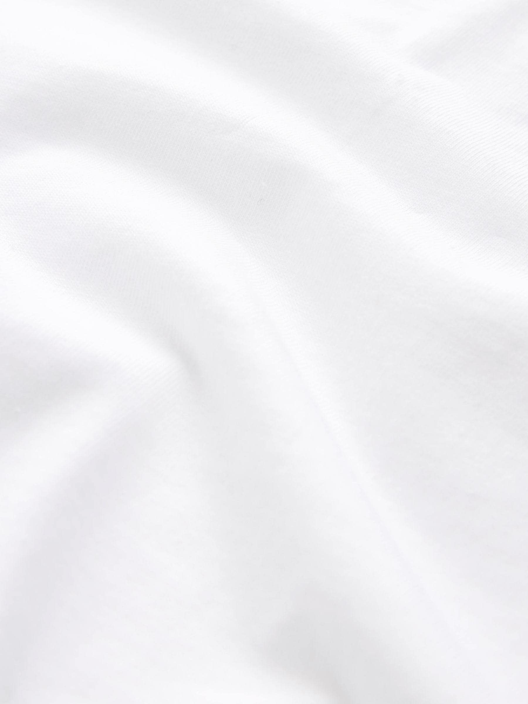 Wit - T-shirt met kapmouwtjes