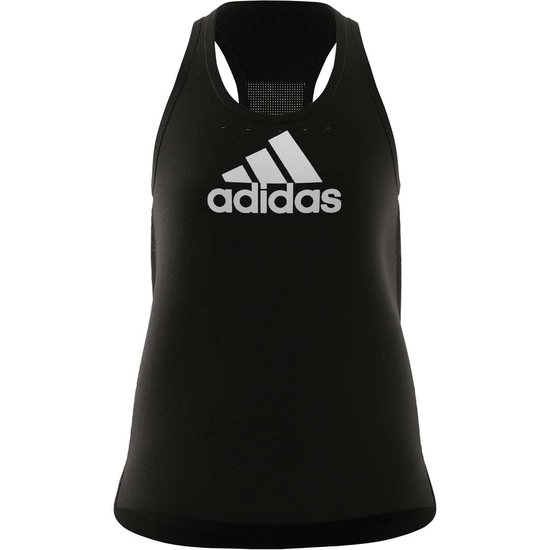adidas BL Hardloopshirt Zonder Mouwen Zwart/Wit Dames