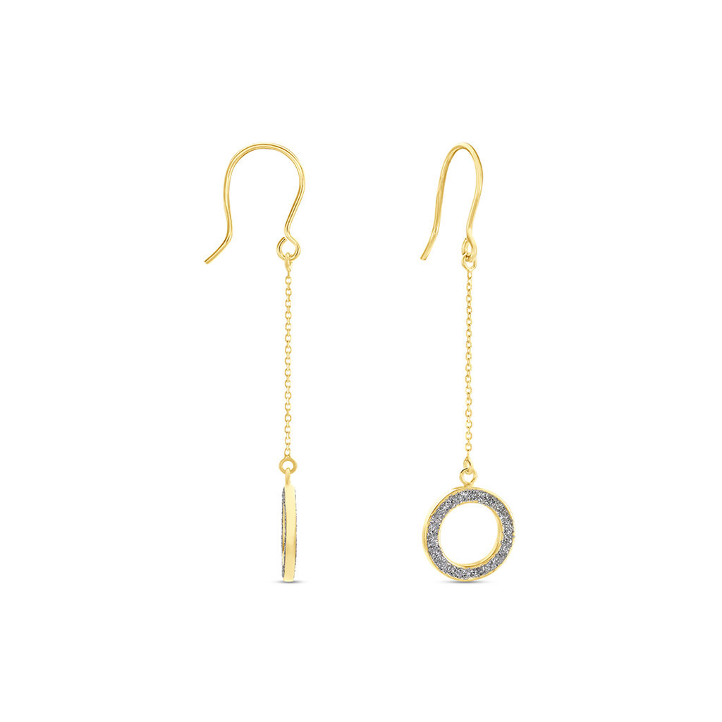 Boucles D'oreilles Pendantes Audria Or Jaune