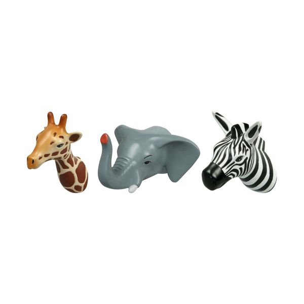 Zoo Tropical Muurhaak – 3 Stuks