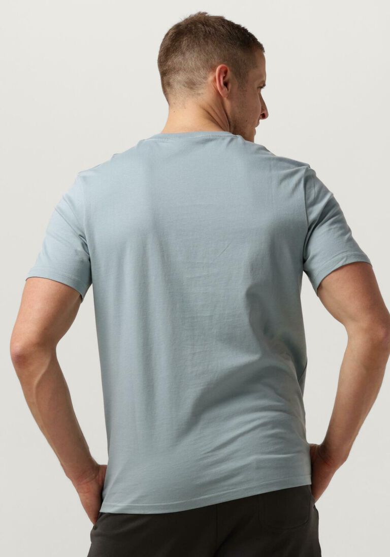 LYLE & SCOTT blauwe lyle & scott t-shirt contrast pocket t-shirt