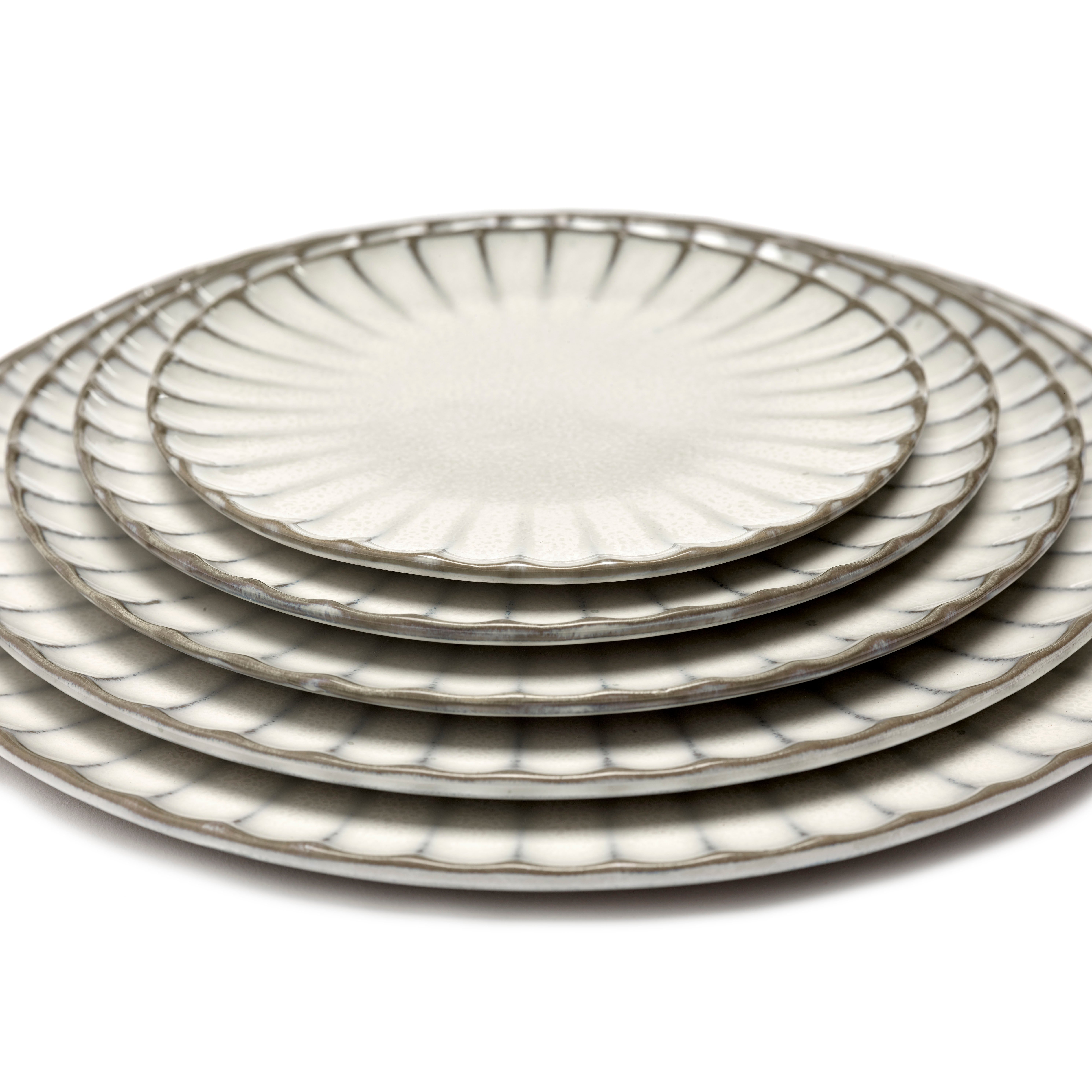 INKU - Assiette céramique | Blanc