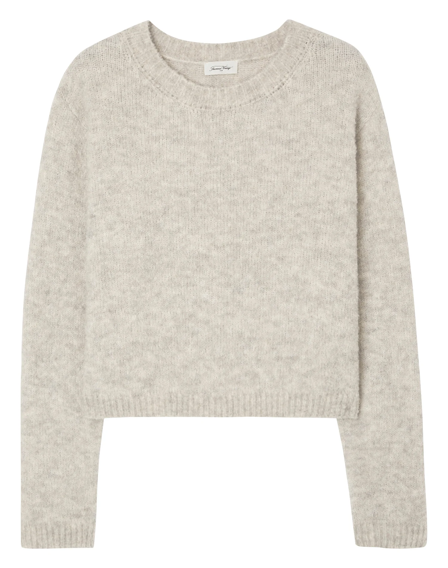 CIKOYA - Pull col rond| Gris
