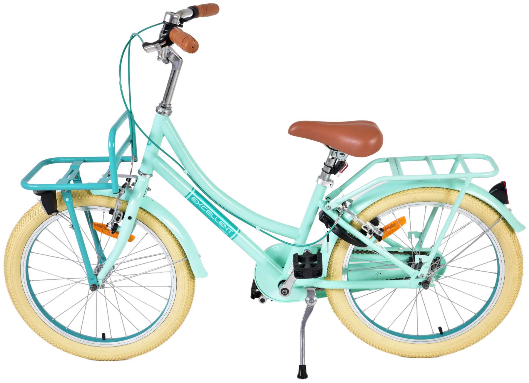 TPFSports Excellent Kinderfahrrad - Mädchen - 20 Zoll - Rücktritt + Handbremse - Rosa