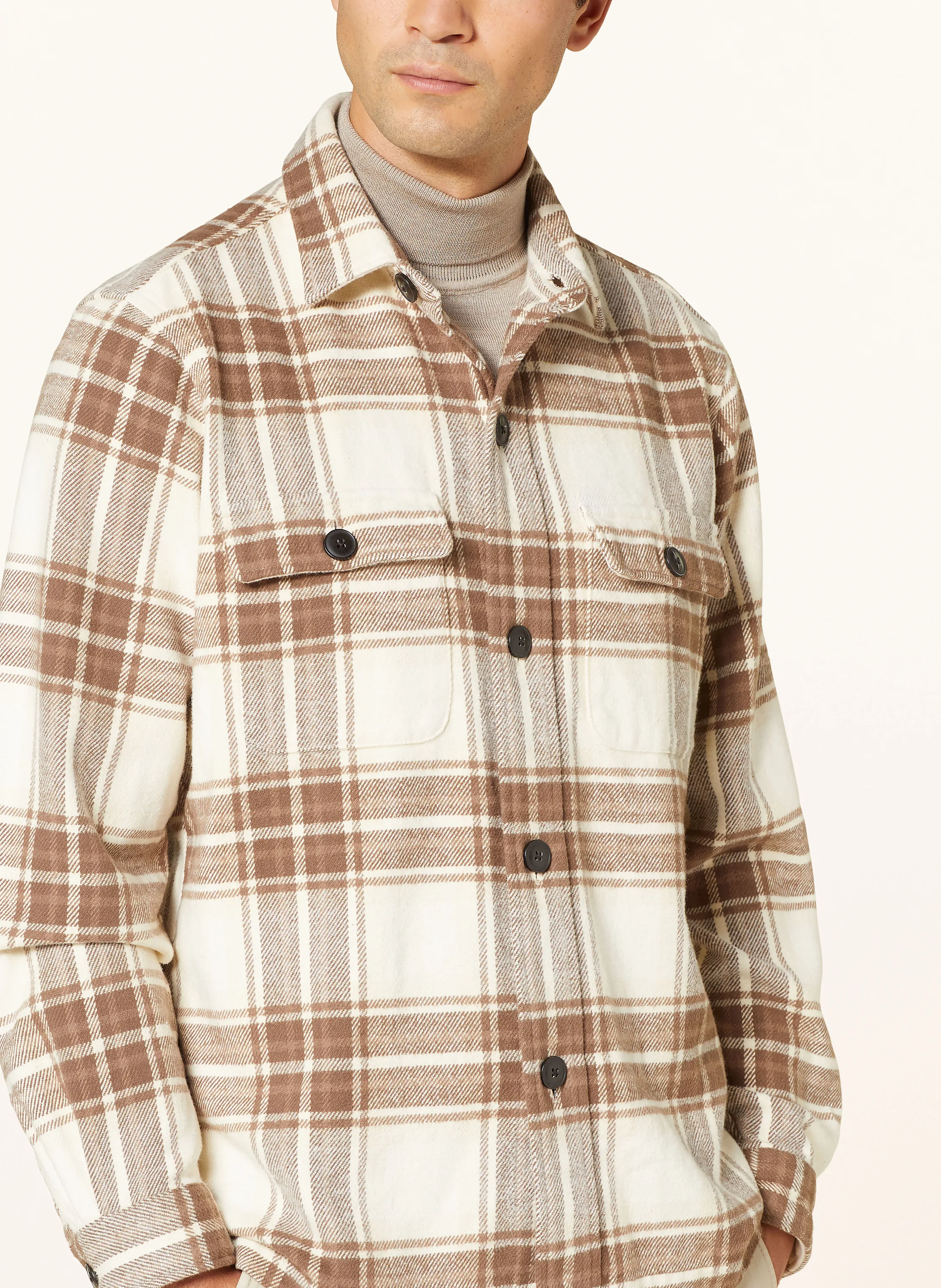 STROKESMAN'S Flanell-Overshirt