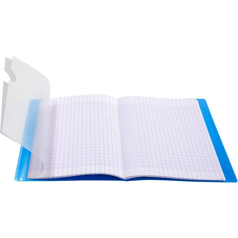 Cahier Koverbook Clairefontaine 17 x 22 cm grand carreaux 96 pages