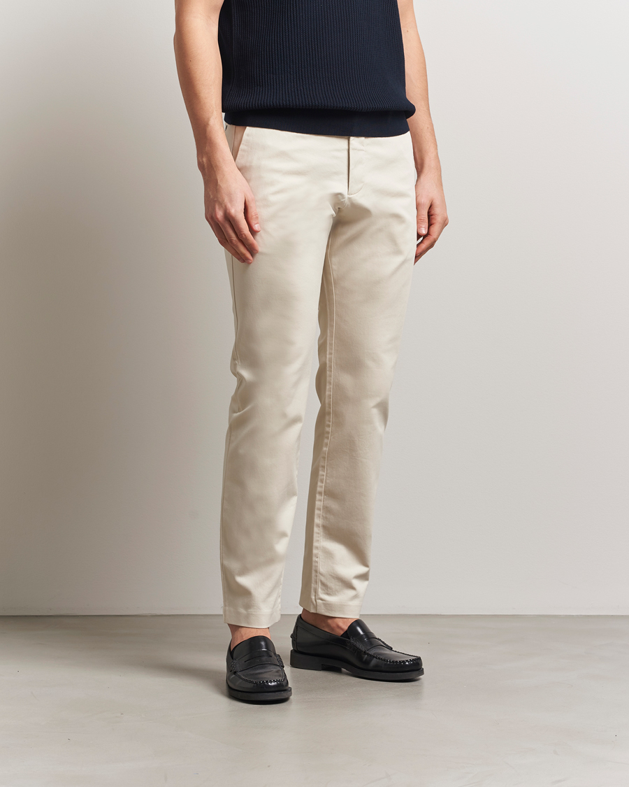 NN07 Theo Regular Fit Stretch Chinos Ivory