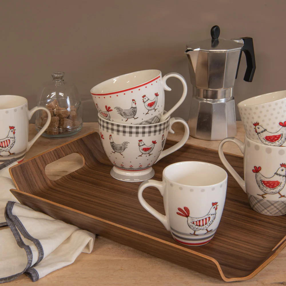 Coffret de 4 mugs Jacquotte 34 cl Table passion
