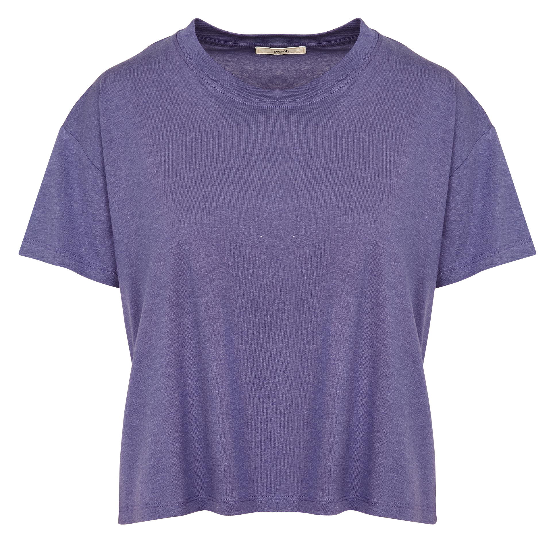 TOO - Tee-shirt ample col rond fluide | Violet