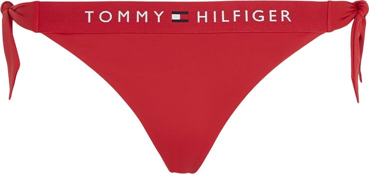 Tommy Hilfiger SIDE TIE CHEEKY BIKINI Primary red