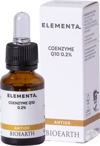 Bioearth Elementa Antiox Sérum Coenzyme Q10 0,2% Flacon Compte-Gouttes 15ml