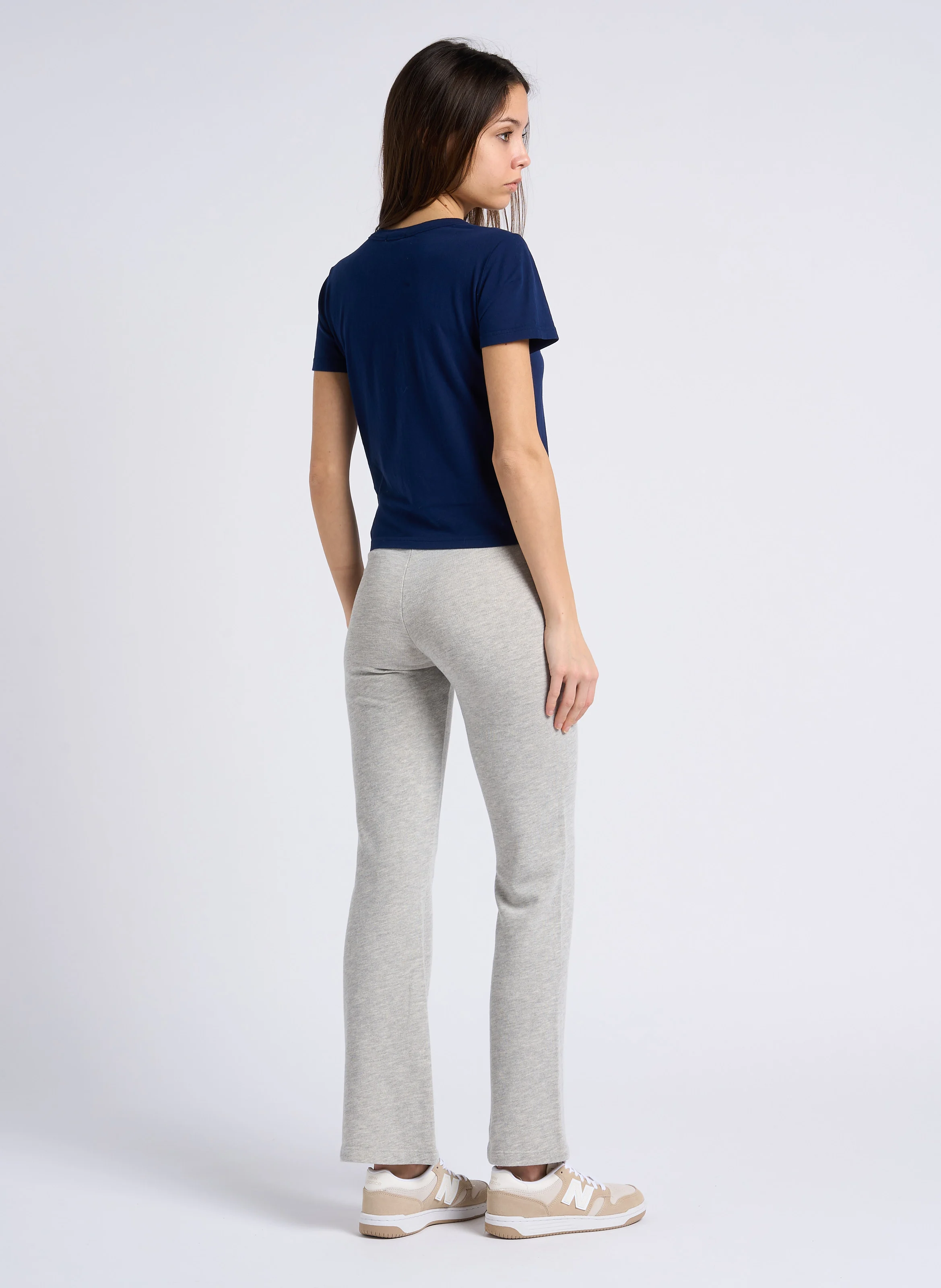 ZOFBAY - Jogging flare en coton mélangé | Gris