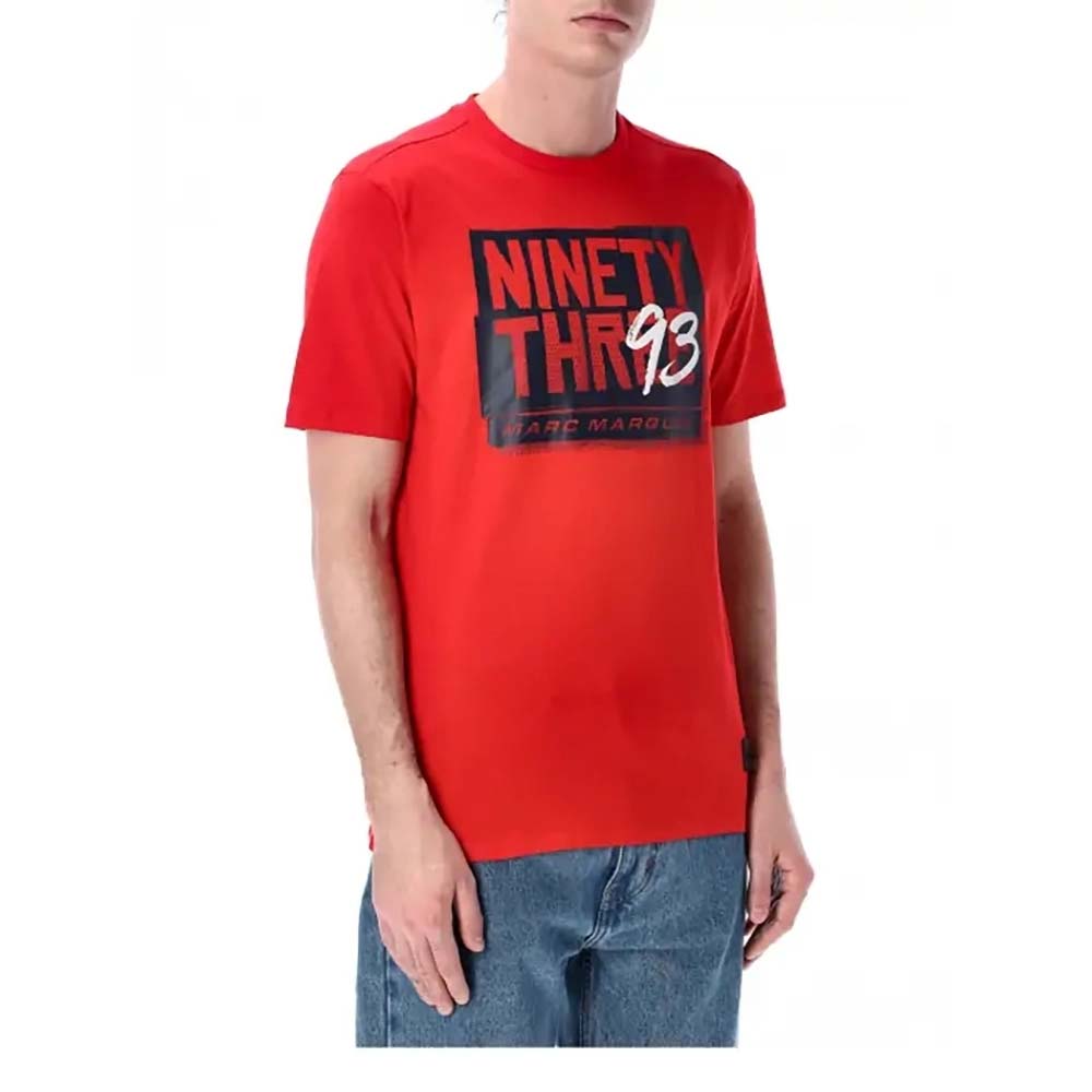 marc marquez - T-shirt Ninety Three 93 Rouge