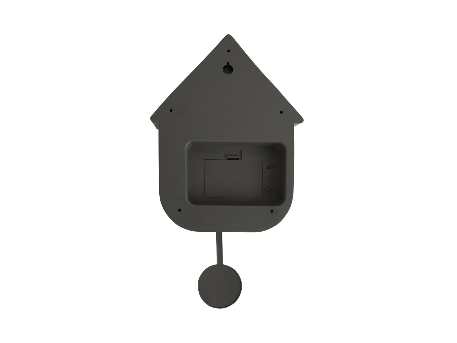 Wall clock Modern Cuckoo ABS jungle green