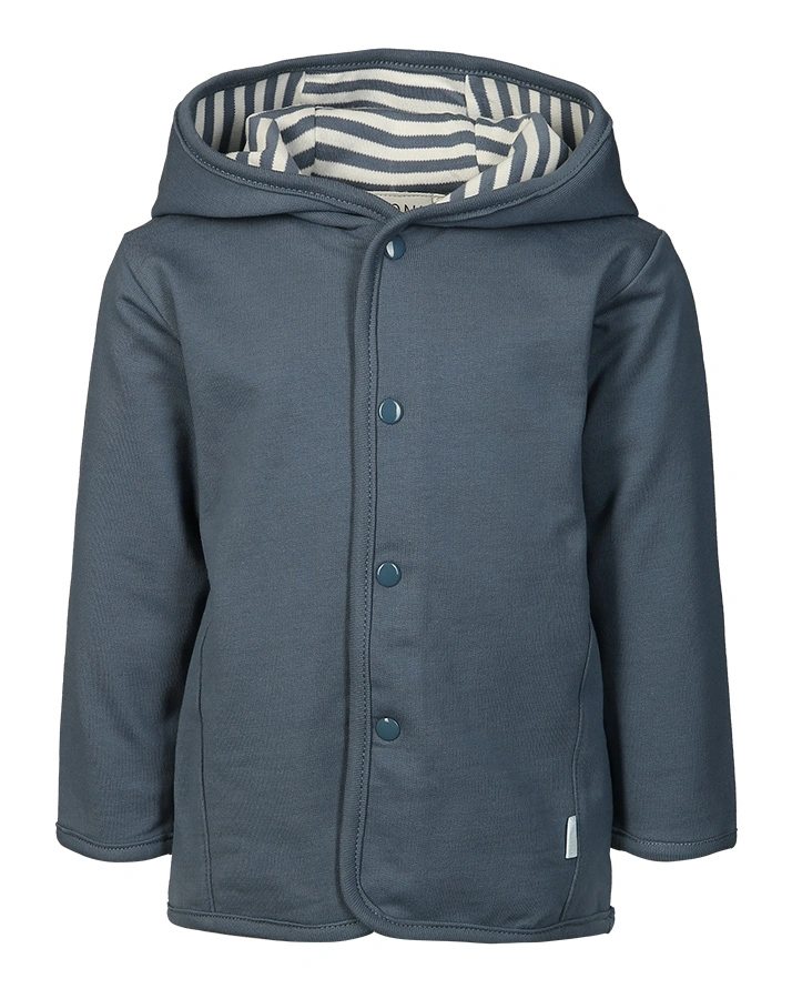 Strickjacke INFINITY zum Wenden in blau