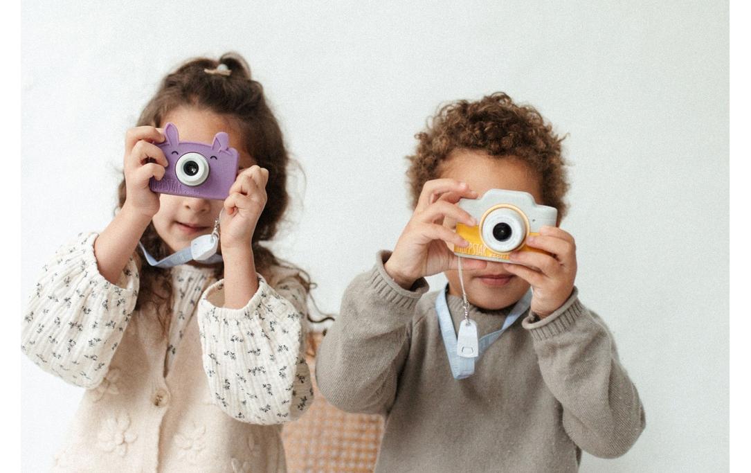 Kinderkamera Digitalkamera Hoppstar Expert Kids ZitronengelbMit Selfie- Kamera und Videokamera