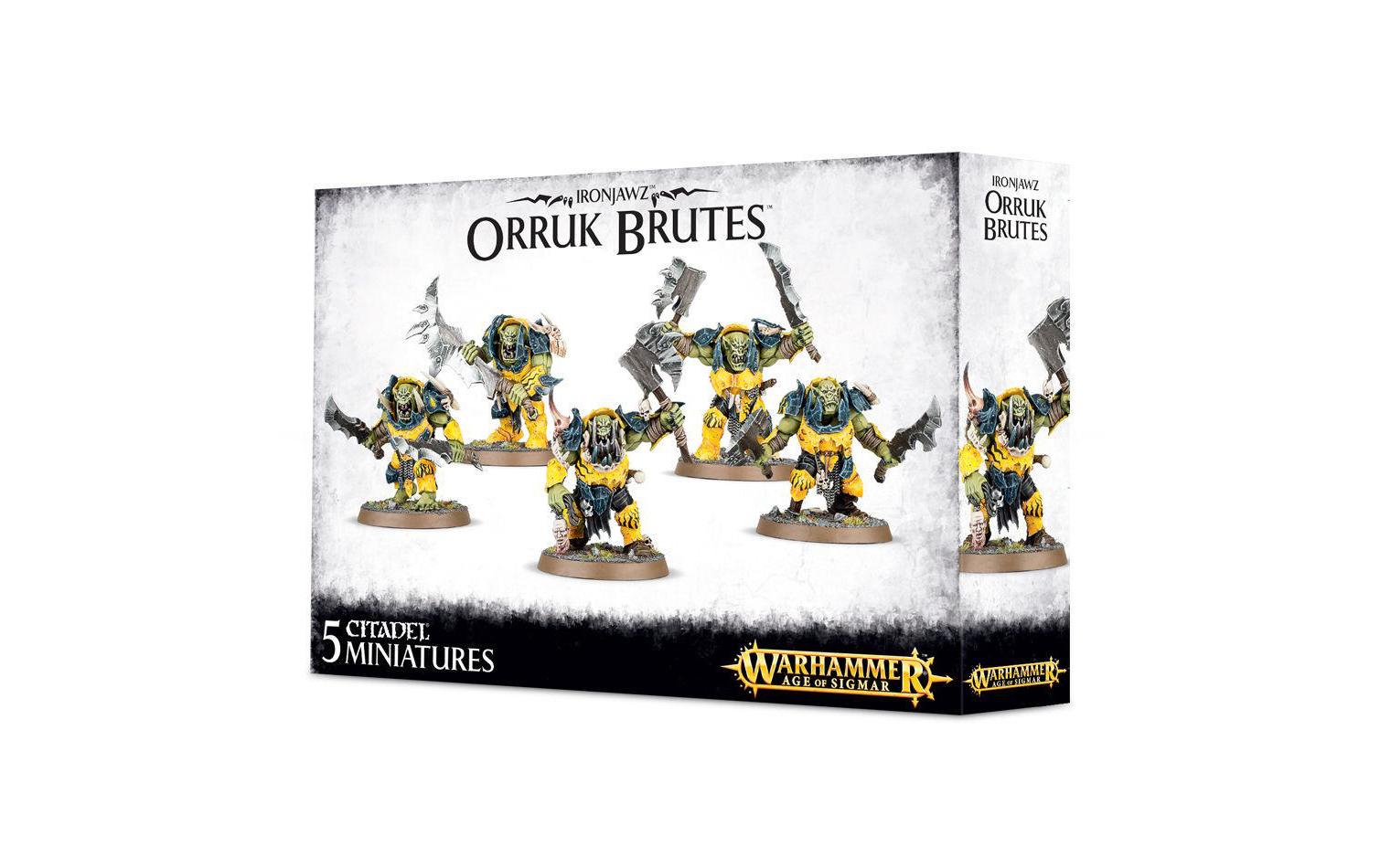 Figurenset Warhammer Age of Sigmar Ironjawz Orruk BrutesWarhammer Miniaturen Bausatz
