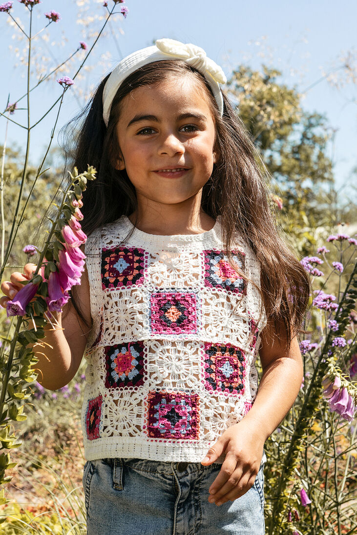 LOOXS gebroken wit looxs spencer crochet spencer