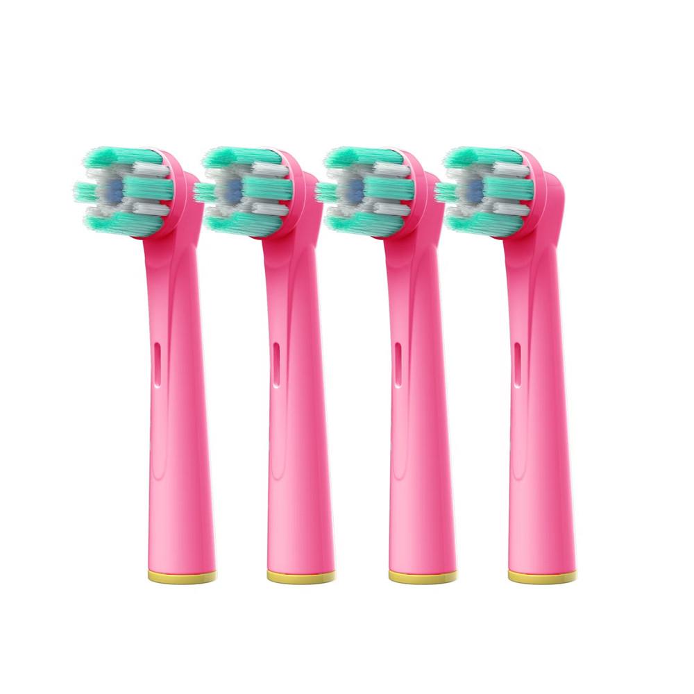 Prodental x4 Brossettes de Rechange Rotative Prodental Clean Action Bubblegum