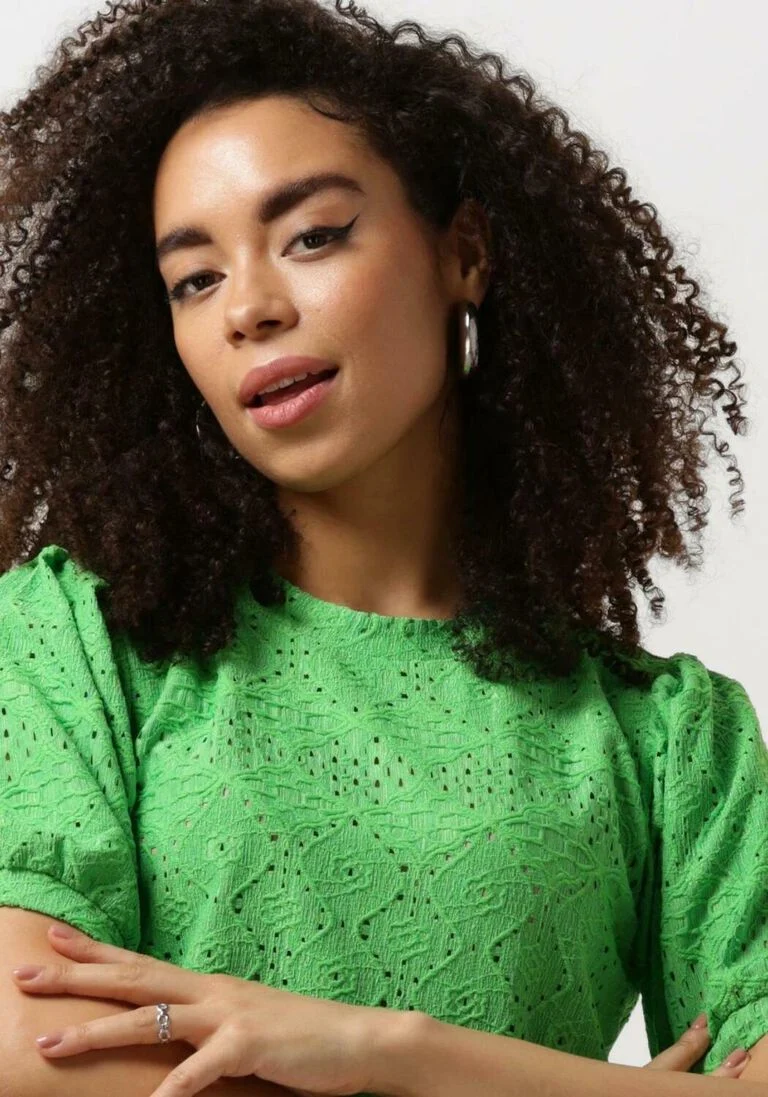 OBJECT groene object top objfeodora s/s top