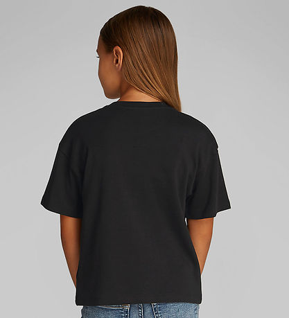 Calvin Klein T-Shirt - Logo-Schriftzug - Ck Black