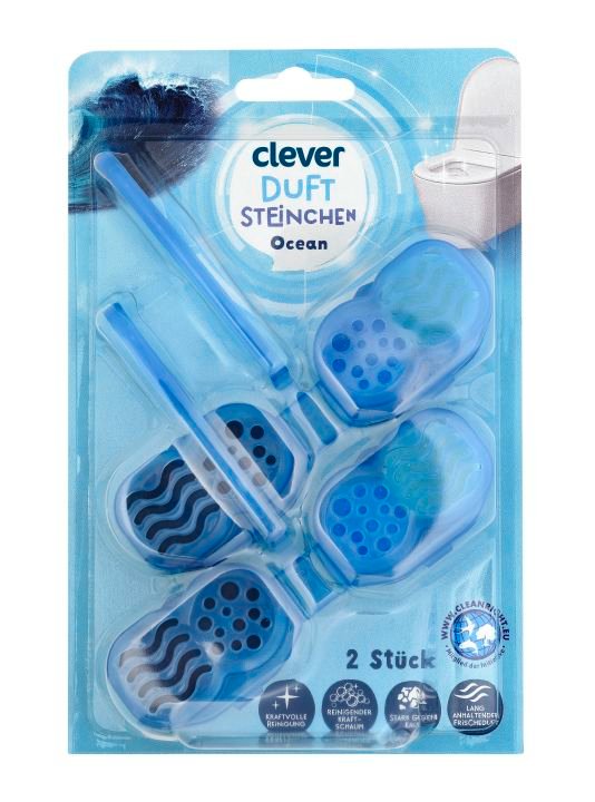 Clever WC Duft-Steinchen Ocean