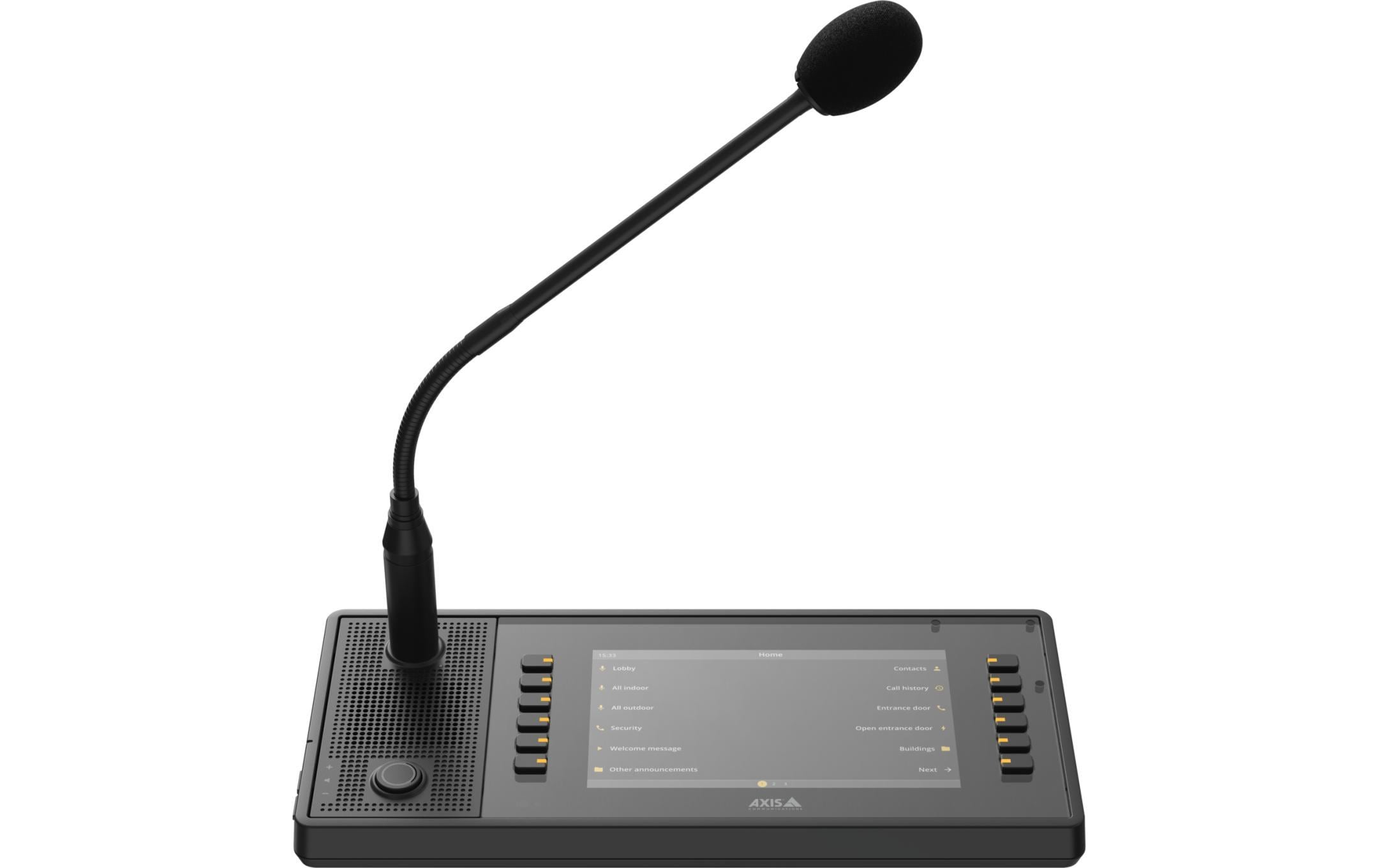 TC6901 Mikrofon Schwanenhals<br>Mikrofonzubehör für AXIS C6110 Network Paging Console